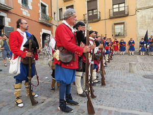 Girona resisteix! Jornades de recreaci&oacute; hist&ograve;rica de la Guerra de Successi&oacute;. Presentaci&oacute; de la recreaci&oacute;