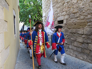 Girona resisteix! Jornades de recreaci&oacute; hist&ograve;rica de la Guerra de Successi&oacute;. Presentaci&oacute; de la recreaci&oacute;