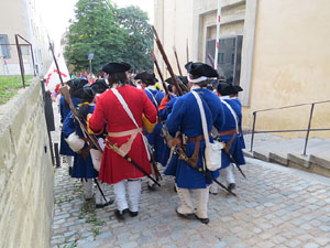 Girona resisteix! Jornades de recreaci&oacute; hist&ograve;rica de la Guerra de Successi&oacute;. Recreaci&oacute; dels combats de 1705