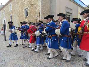 Girona resisteix! Jornades de recreaci&oacute; hist&ograve;rica de la Guerra de Successi&oacute;. Recreaci&oacute; dels combats de 1705