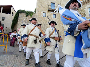 Girona resisteix! Jornades de recreaci&oacute; hist&ograve;rica de la Guerra de Successi&oacute;. Recreaci&oacute; dels combats de 1705