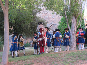 Girona resisteix! Jornades de recreaci&oacute; hist&ograve;rica de la Guerra de Successi&oacute;. Recreaci&oacute; dels combats de 1705
