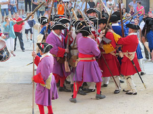 Girona resisteix! Jornades de recreaci&oacute; hist&ograve;rica de la Guerra de Successi&oacute;. Recreaci&oacute; dels combats de 1705