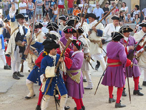 Girona resisteix! Jornades de recreaci&oacute; hist&ograve;rica de la Guerra de Successi&oacute;. Recreaci&oacute; dels combats de 1705