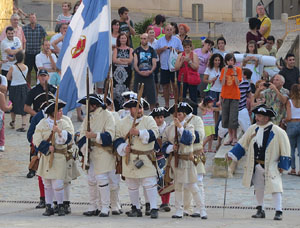 Girona resisteix! Jornades de recreaci&oacute; hist&ograve;rica de la Guerra de Successi&oacute;. Recreaci&oacute; dels combats de 1705