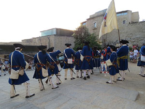 Girona resisteix! Jornades de recreaci&oacute; hist&ograve;rica de la Guerra de Successi&oacute;. Recreaci&oacute; dels combats de 1705