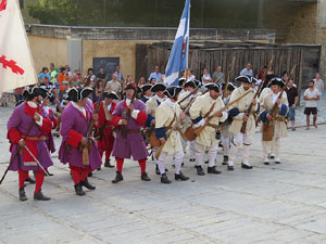 Girona resisteix! Jornades de recreaci&oacute; hist&ograve;rica de la Guerra de Successi&oacute;. Recreaci&oacute; dels combats de 1705