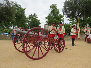 Girona resisteix! Jornades de recreaci&oacute; hist&ograve;rica de la Guerra de Successi&oacute;. Desfilada pels carrers del Barri Vell