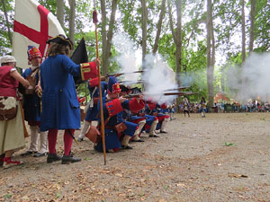 Girona resisteix! Jornades de recreaci&oacute; hist&ograve;rica de la Guerra de Successi&oacute;. Recreaci&oacute; dels setges de 1710 i 1712