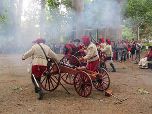 Girona resisteix! Jornades de recreaci&oacute; hist&ograve;rica de la Guerra de Successi&oacute;. Recreaci&oacute; dels setges de 1710 i 1712