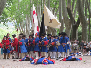 Girona resisteix! Jornades de recreaci&oacute; hist&ograve;rica de la Guerra de Successi&oacute;. Recreaci&oacute; dels setges de 1710 i 1712