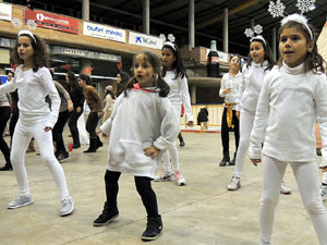 Inauguraci&oacute; de la pista de gel i tobogan de gel a Fira de Girona