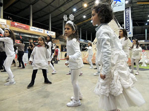 Inauguraci&oacute; de la pista de gel i tobogan de gel a Fira de Girona