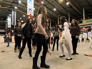 Inauguraci&oacute; de la pista de gel i tobogan de gel a Fira de Girona