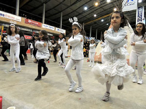 Inauguraci&oacute; de la pista de gel i tobogan de gel a Fira de Girona