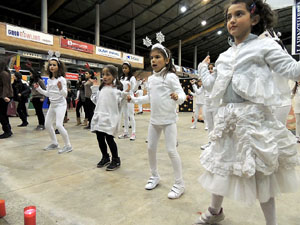 Inauguraci&oacute; de la pista de gel i tobogan de gel a Fira de Girona