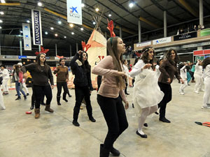 Inauguraci&oacute; de la pista de gel i tobogan de gel a Fira de Girona