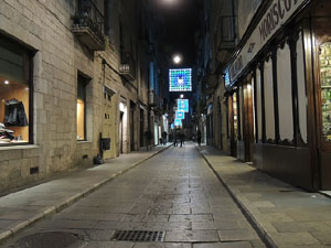 Els carrers il&middot;luminats per Nadal