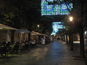 Els carrers il&middot;luminats per Nadal