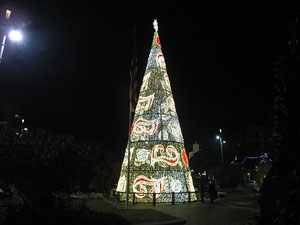 Els carrers il&middot;luminats per Nadal