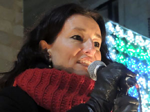 L'encesa de les llums de Hanukk&agrave; a la pla&ccedil;a del Vi