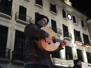 L'encesa de les llums de Hanukk&agrave; a la pla&ccedil;a del Vi