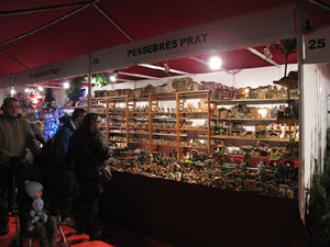 Mercat de Nadal a la pla&ccedil;a de la Independ&egrave;ncia