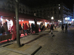 Mercat de Nadal a la pla&ccedil;a de la Independ&egrave;ncia