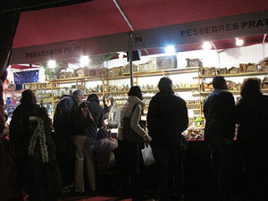 Mercat de Nadal a la pla&ccedil;a de la Independ&egrave;ncia