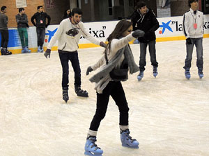 Pista de gel i tobogan de gel a Fira de Girona