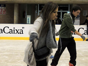 Pista de gel i tobogan de gel a Fira de Girona