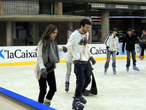 Pista de gel i tobogan de gel a Fira de Girona