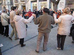Sardanes a la Rambla de la Llibertat