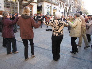 Sardanes a la Rambla de la Llibertat