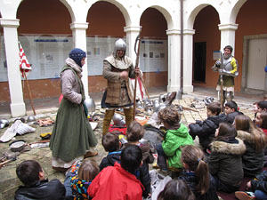 Taller sobre la vida militar i l'her&agrave;ldica a la Girona medieval