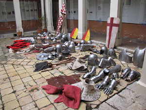 Taller sobre la vida militar i l'her&agrave;ldica a la Girona medieval