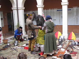 Taller sobre la vida militar i l'her&agrave;ldica a la Girona medieval