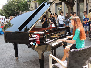 Pianos de cua als carrers de Girona