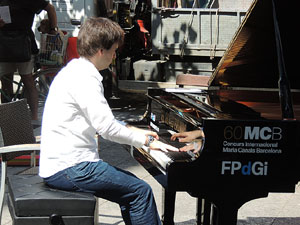Pianos de cua als carrers de Girona