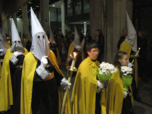 Setmana Santa 2014 a Girona. Process&oacute; del Sant Enterrament