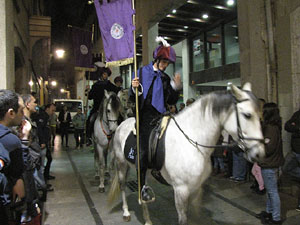 Setmana Santa 2014 a Girona. Process&oacute; del Sant Enterrament
