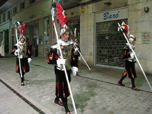 Setmana Santa 2014 a Girona. Process&oacute; del Sant Enterrament