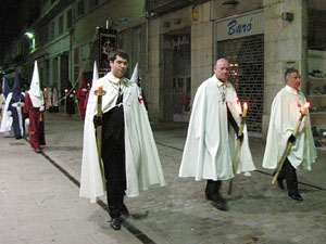 Setmana Santa 2014 a Girona. Process&oacute; del Sant Enterrament