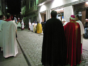 Setmana Santa 2014 a Girona. Process&oacute; del Sant Enterrament