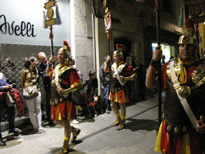 Setmana Santa 2014 a Girona. Process&oacute; del Sant Enterrament