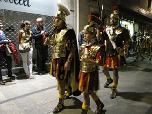 Setmana Santa 2014 a Girona. Process&oacute; del Sant Enterrament