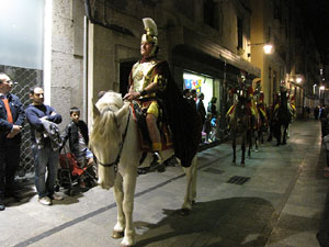 Setmana Santa 2014 a Girona. Process&oacute; del Sant Enterrament