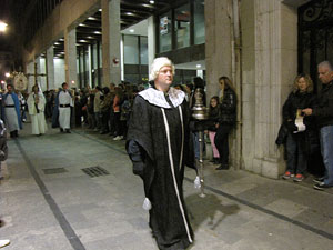 Setmana Santa 2014 a Girona. Process&oacute; del Sant Enterrament