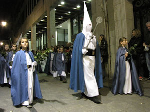 Setmana Santa 2014 a Girona. Process&oacute; del Sant Enterrament