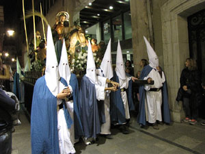 Setmana Santa 2014 a Girona. Process&oacute; del Sant Enterrament